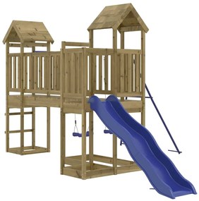 Conjunto de brincar para exterior madeira de pinho impregnada
