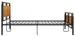 Estrutura de cama 160x200 cm metal