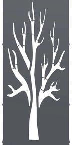 Suporte para lenha 40x30x80 cm aço laminado a frio antracite