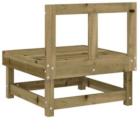 Sofás de centro para jardim 2 pcs madeira de pinho impregnada