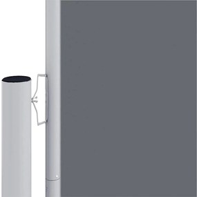 Toldo lateral retrátil 117x1200 cm antracite