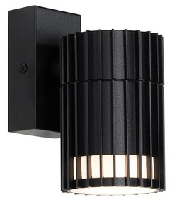 Candeeiro de parede exterior design preto IP44 - Boris