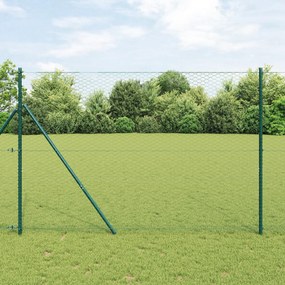 Cerca Hexagonal Verde 1.4x25 m Aço