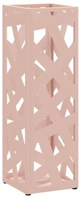 Suporte para Guarda-Chuva Rosa Metal Médio Inserções Decorativas