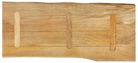 Tampo de mesa c/ borda viva 100x40x2,5 cm mangueira maciça