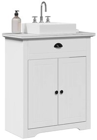 vidaXL Móvel pia do banheiro BODO branco 70x35x80 cm
