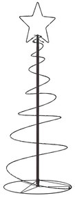 LED Árvore de Natal 80 LEDs Branco Quente 120 cm
