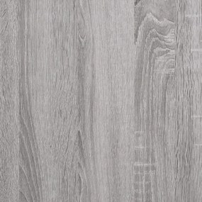 Móvel de TV c/ portas de vidro 102x37x50 cm cinza sonoma