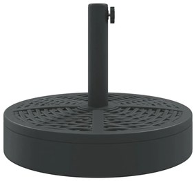 Base de guarda-sol para postes de Ø38/48 mm 25 kg redondo