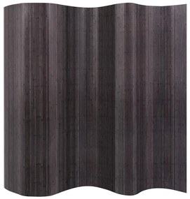 Biombo/divisória de sala 250x165 cm bambu cinzento