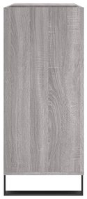 Armário p/ discos 84,5x38x89 cm derivados madeira cinza sonoma