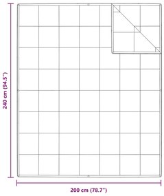 Colchas &amp; Duvets Branco 240 x 200 cm Penugem