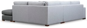 Sofá de Canto Loop – Cinzento Claro – 246 cm x 266 cm