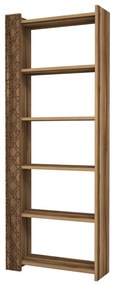 Estante City – Nogueira – 64,6 cm x 170 cm x 24,2 cm