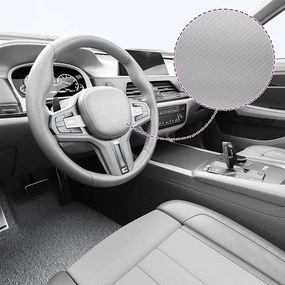 vidaXL Películas para carro 2 pcs 100x150 cm + 50x150 cm prateado 4D