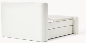 Cama Boxspring em bouclé Perla