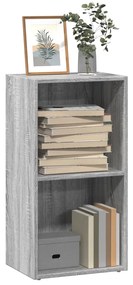 vidaXL Estante 40x30x77 cm derivados de madeira cinzento sonoma