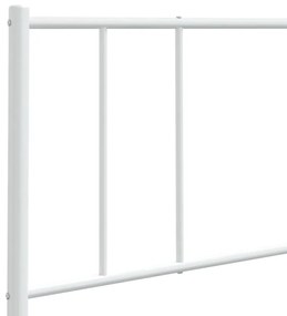 Cabeceira de cama 193 cm metal branco