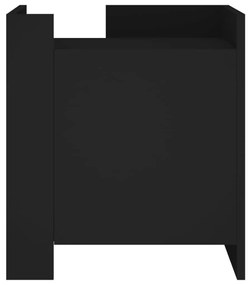 Mesa cabeceira 45x50x50 cm derivados de madeira preto