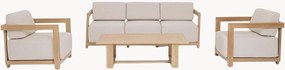 Conjunto lounge para jardim Theseus, conjunto de 4