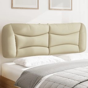 Almofadão de cabeceira 160 cm tecido creme