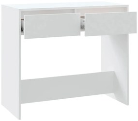 Mesa consola 89x41x76,5 cm derivados de madeira branco