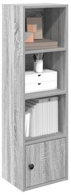 Estante 31x24x102 cm derivados de madeira cinzento sonoma