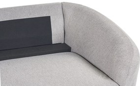 Sofá de 3 lugares em tecido cinzento TROSA Beliani