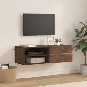 vidaXL Armário de Madeira Carvalho Marrom 100,5 x 39 x 30 cm