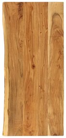 Tampo p/ móvel toucador WC 140x52x3,8 cm madeira acácia maciça
