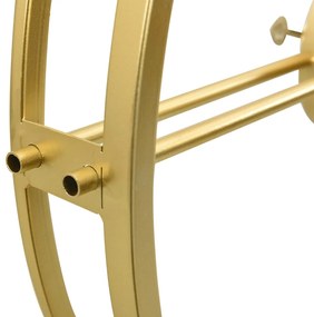 Relógio de parede 52 cm ferro dourado