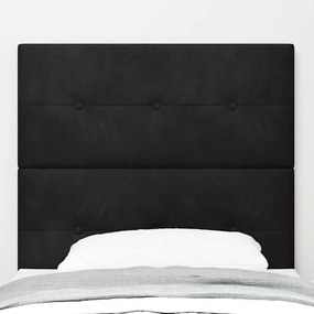 Cabeceira LED vidaXL Preta 100 cm em Veludo