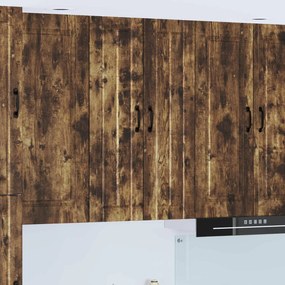 vidaXL Armário de Cozinha Carvalho Defumado 60 x 31 x 100 cm
