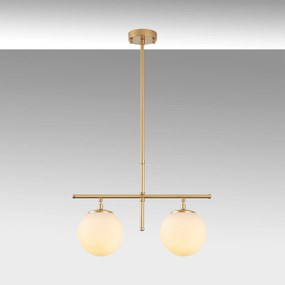 Candeeiro de Teto Roe – Dourado Brilhante – 52 x 15 x 36-76 cm