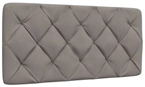 Estrutura cama sem colchão 100x200 cm tecido cinza-acastanhado