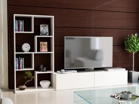 Móvel TV Bare – Branco – 220x133,8x33,8 cm