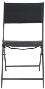 3 pcs conjunto de jantar para exterior aço