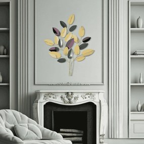 PAINEL DE PAREDE COLORIDO 81,9X3,8XX97 CM MULTICOLORIDO