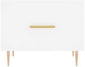 Mesa de centro 50x50x40 cm derivados de madeira branco