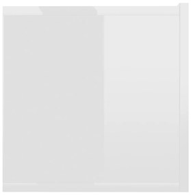 Móvel de TV 120x30x30 cm derivados de madeira branco brilhante