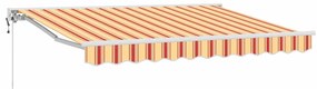 Toldo Retrátil Manual Azul Marinho 350x200 cm