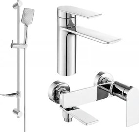 Mexen Zero DF62 conjunto de banho, cromado - 71103DF62-00