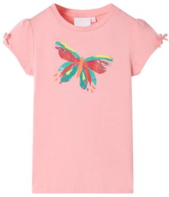 T-shirt de criança rosa 116