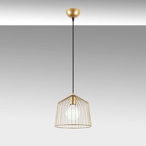 Candeeiro de Teto Cat – Dourado Brilhante – 26 x 26 x 121 cm
