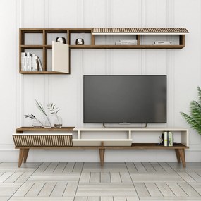 Móvel TV Milan – Nogueira – 180 cm x 40 cm x 35 cm