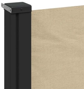 Toldo lateral retrátil 180x600 cm bege