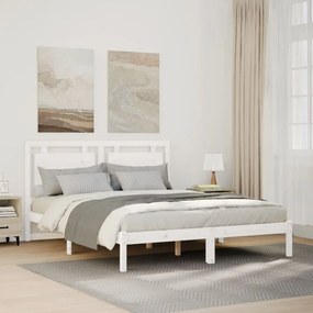 Cama extra longa sem colchão 140x210 cm madeira maciça