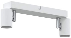 Spotlight de Teto 2 Vias Ajustáveis Branco E27