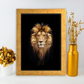 Pintura Decorativa com Moldura MDF AC2353413202 – Multicolor – 24 x 29