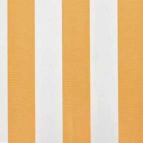 Lona toldo 4x3m (sem estrutura/caixa) amarelo girassol/branco